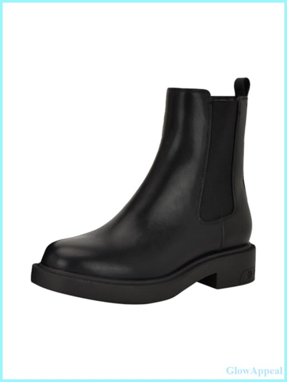 Chelsea Ankle Bootie Pull-On Round Toe Synthetic Rubber Sole
